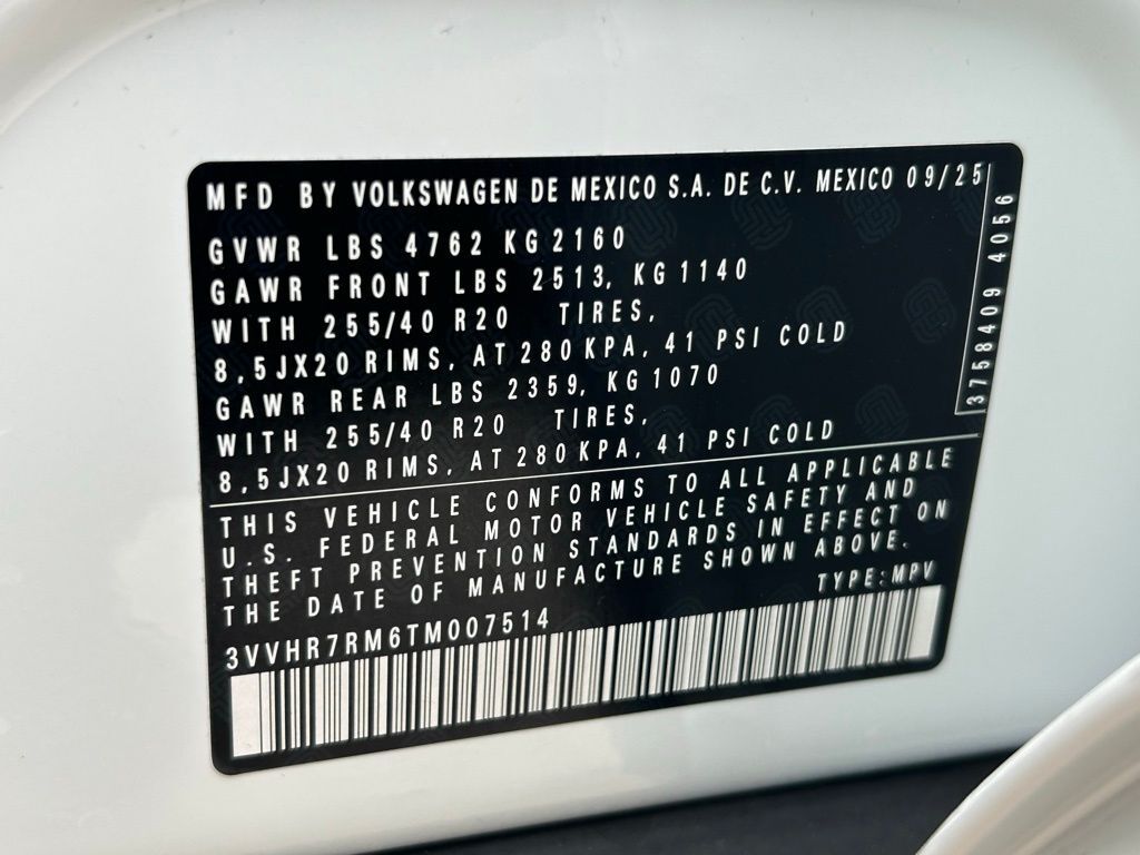 2026 Volkswagen Tiguan 2.0T SE R-Line Black Tampa FL