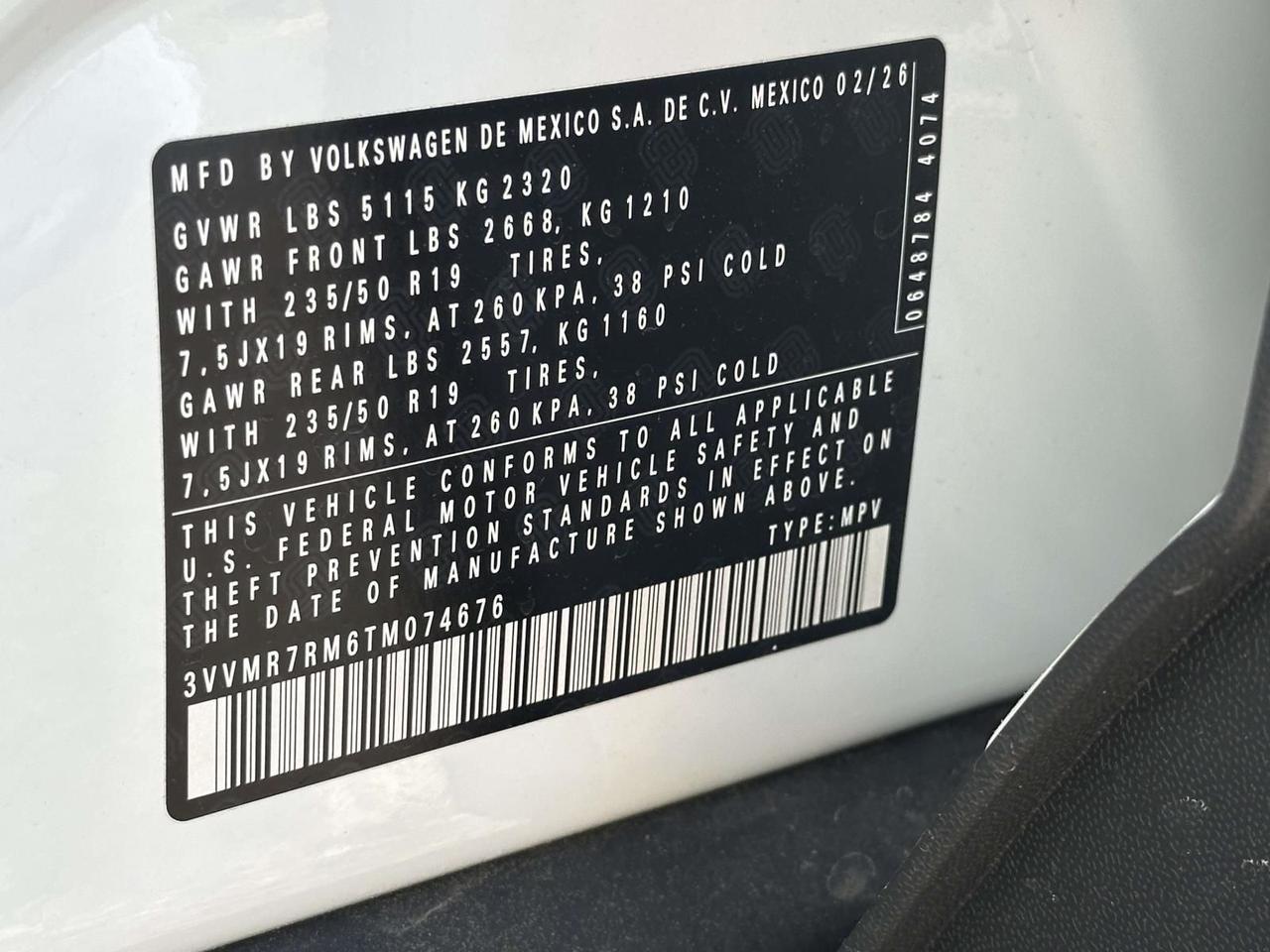 2026 Volkswagen Tiguan 2.0T SE Woodbridge VA