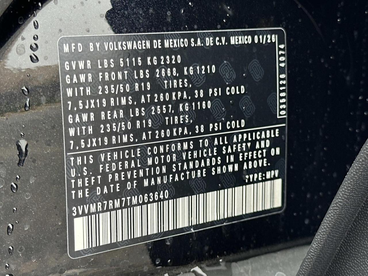 2026 Volkswagen Tiguan 2.0T SE Woodbridge VA