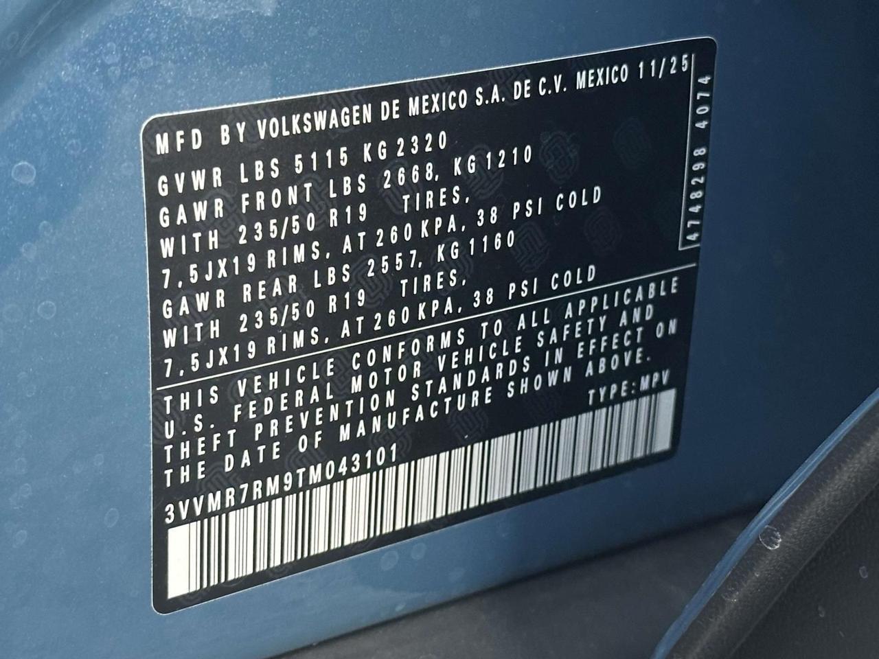 2026 Volkswagen Tiguan 2.0T SE Woodbridge VA