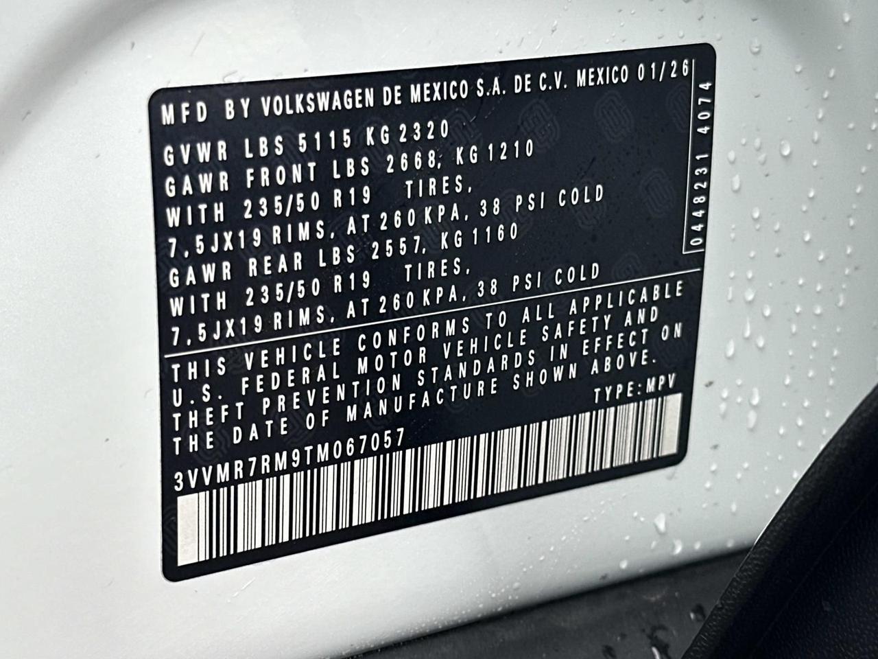 2026 Volkswagen Tiguan 2.0T SE Woodbridge VA