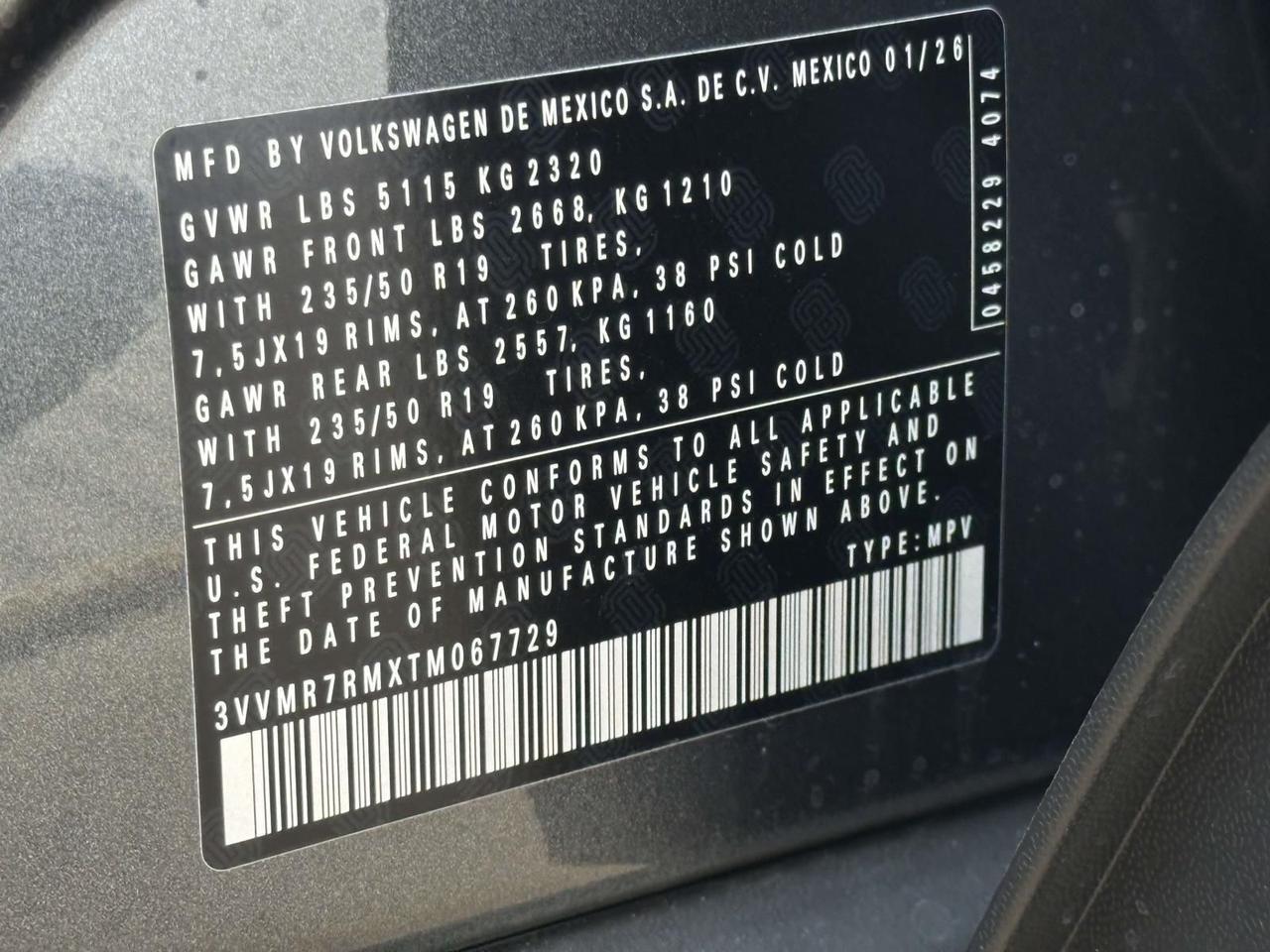 2026 Volkswagen Tiguan 2.0T SE Woodbridge VA