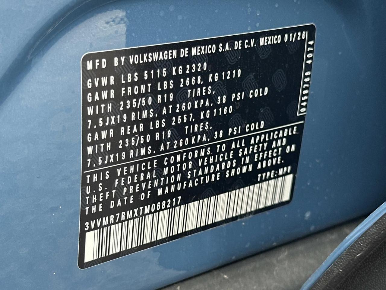 2026 Volkswagen Tiguan 2.0T SE Woodbridge VA