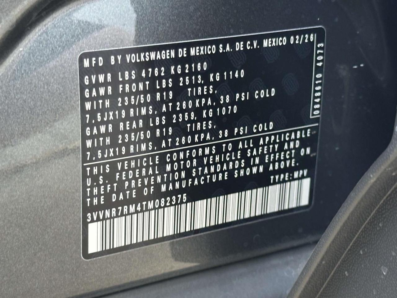 2026 Volkswagen Tiguan 2.0T SE Woodbridge VA