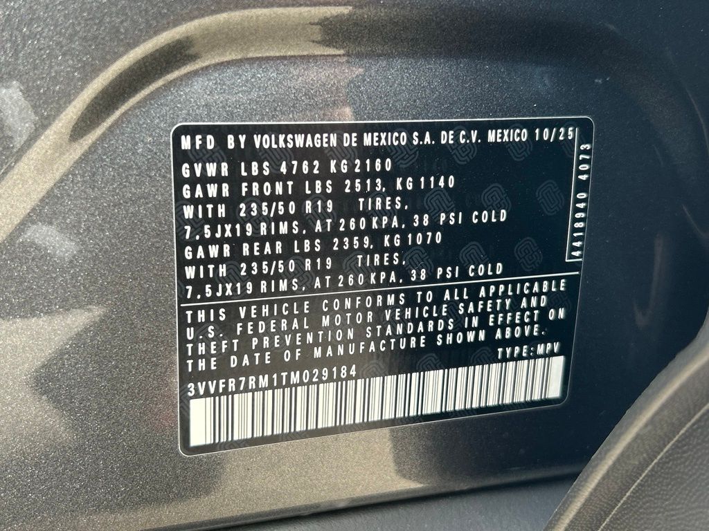 2026 Volkswagen Tiguan 2.0T SE Tampa FL