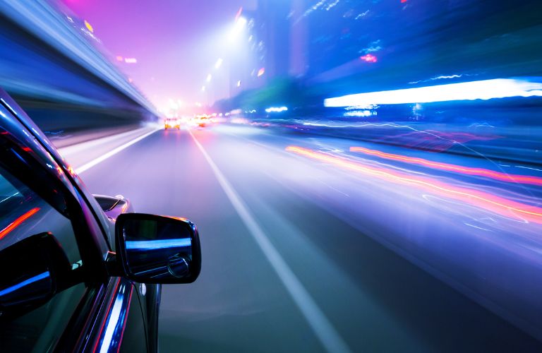 representative image of a car being driven on the road
