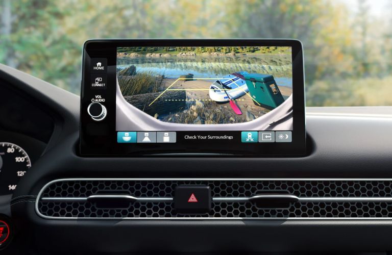 Rearview Camera in a Honda
