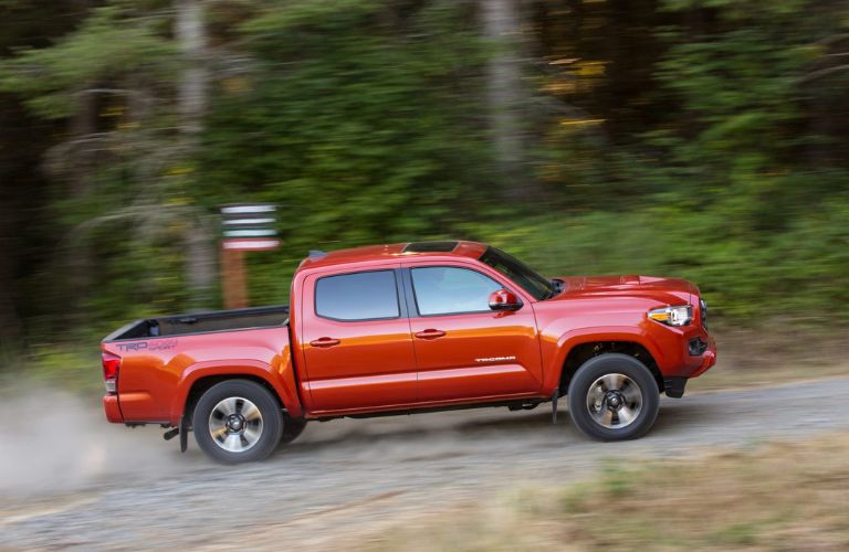 side view of the 2017 Toyota Tacoma