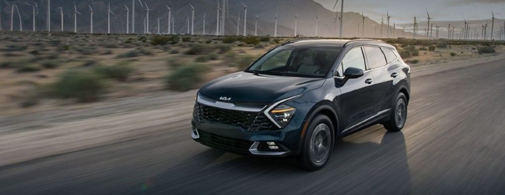2025 Kia Sportage on a road