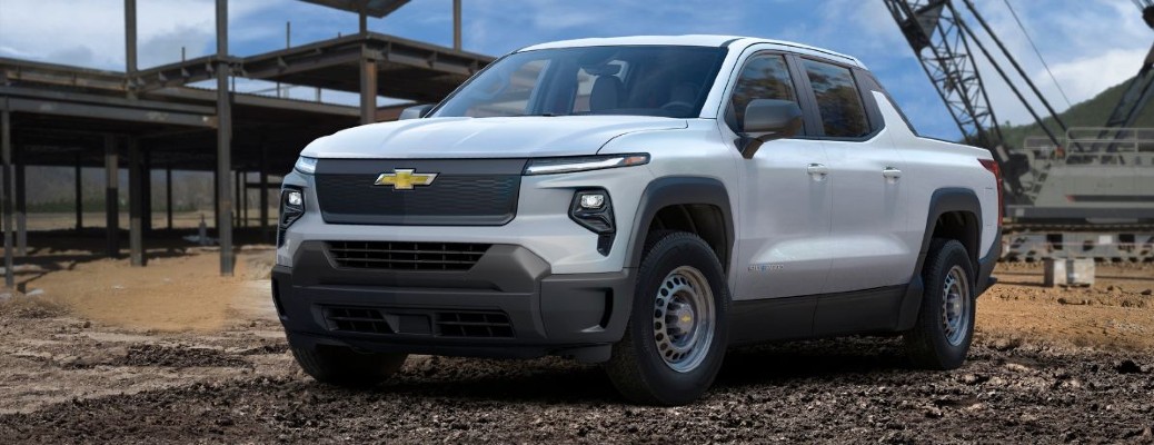 2024 Chevrolet Silverado front and side angle