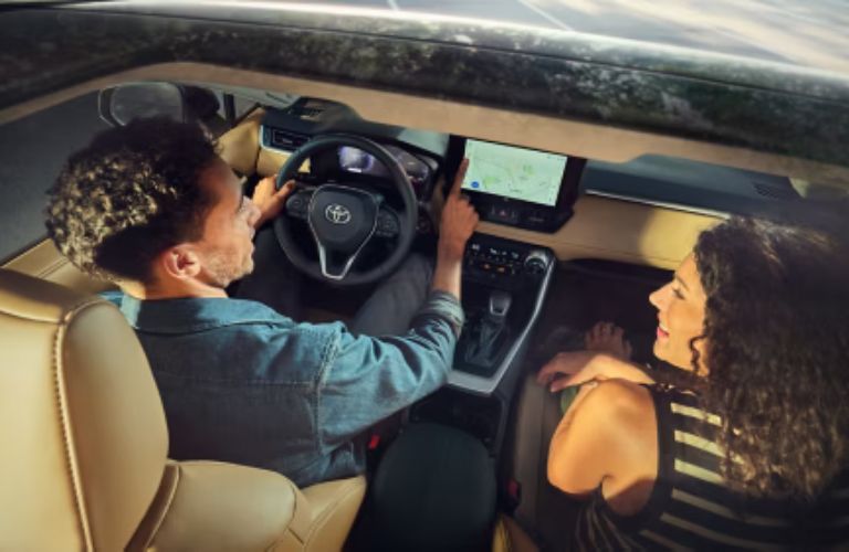 Toyota RAV4 touchscreen display