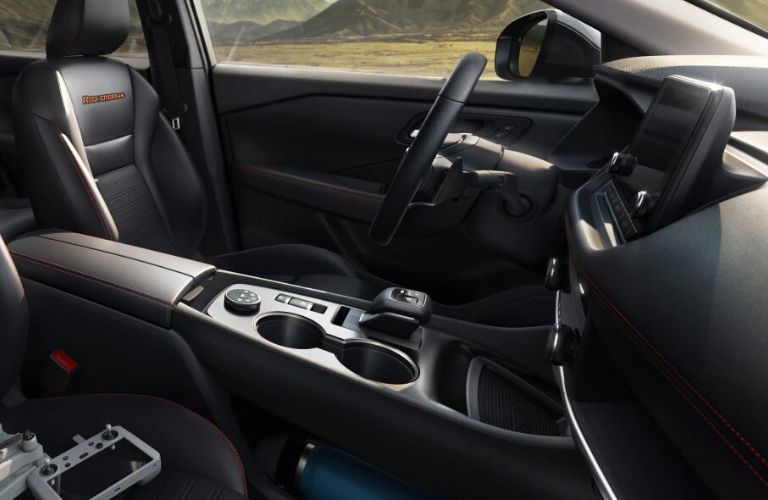 Nissan Rogue front seats side view