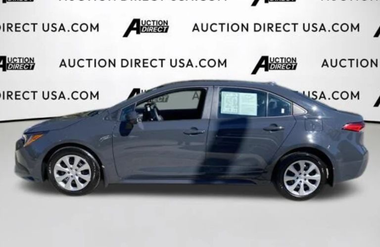 side view of a used sedan at the dealerhsip
