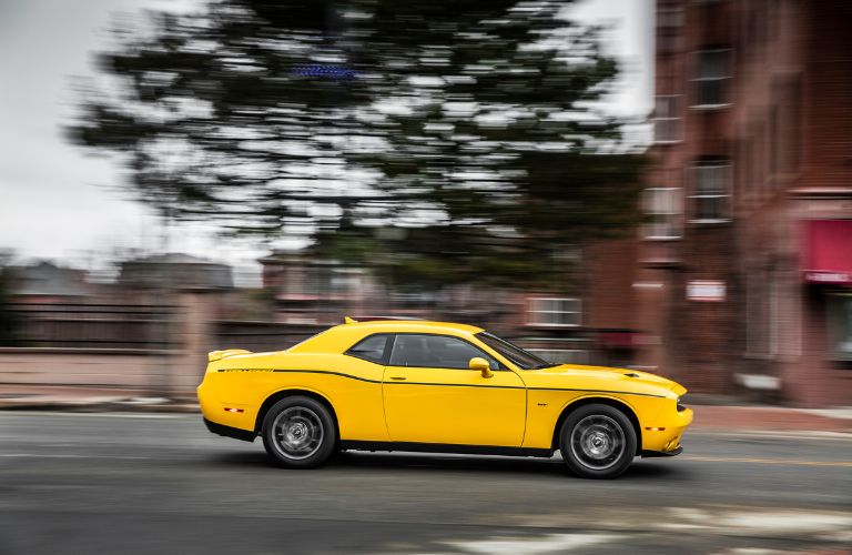 side view of the 2018 Dodge Challenger