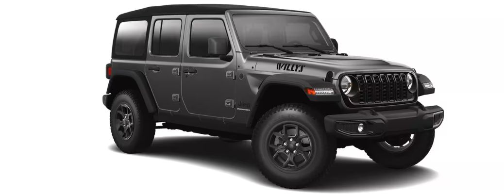 2025 Jeep Wrangler Willys side and front view