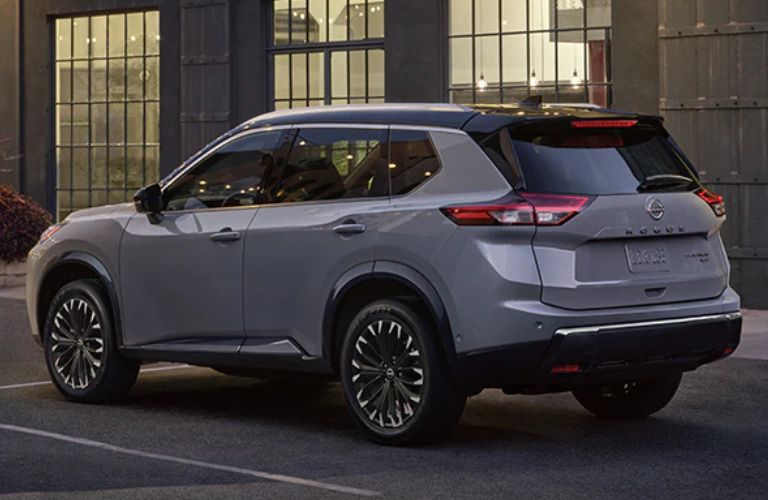 2026 Nissan Rogue side and back view