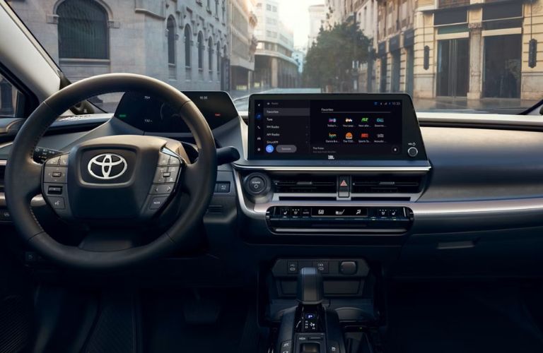 2026 Toyota Prius steering and dashboard