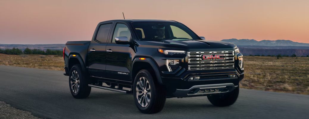 2026 GMC Canyon side and front view