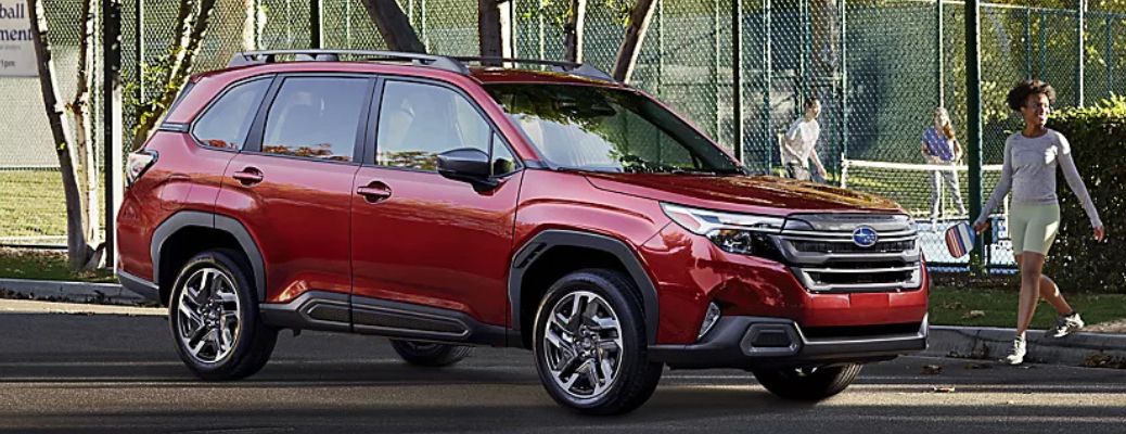 2026 Subaru Forester side and front view