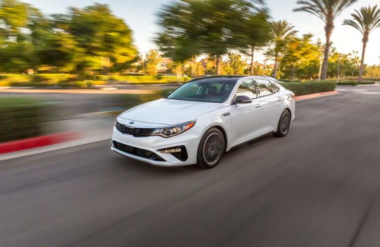 Front Quarter View of the 2020 Kia Optima