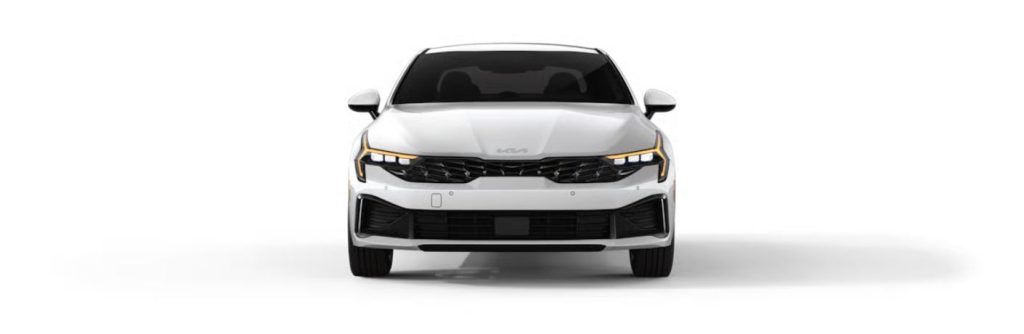 2026 Kia K5 LXS front view on white background