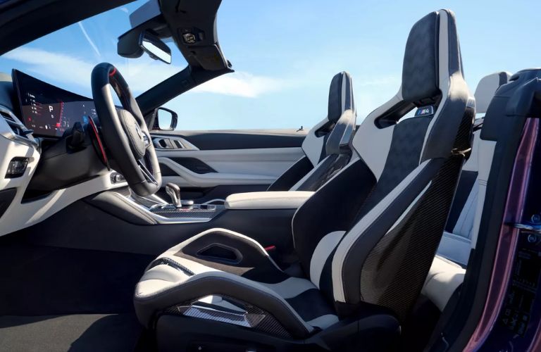 2026 BMW M4 Competition xDrive Convertible interior front view