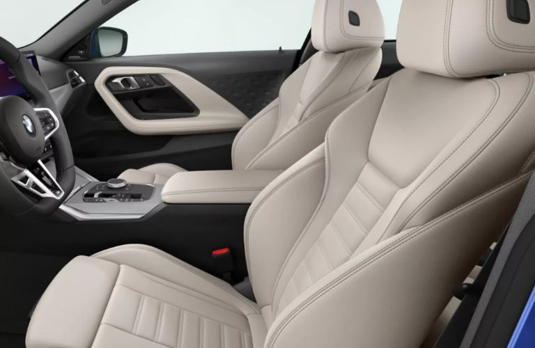 Interior seats of the 2026 BMW 2 Series 230i Coupe