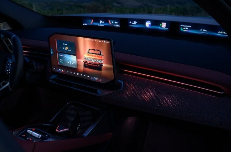 BMW interior front dash