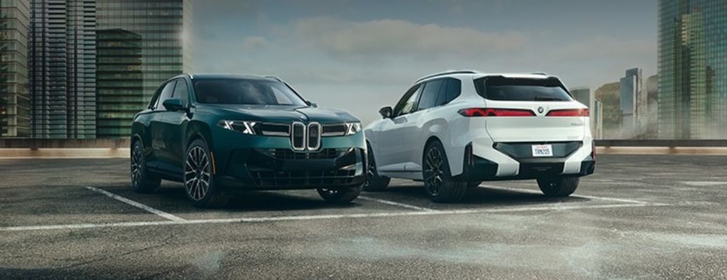 Two 2026 BMW X5 side by side