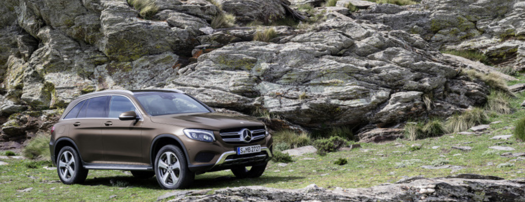 2016 Mercedes-Benz GLC in front of hills