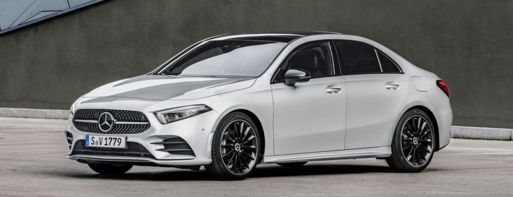 Side view of the 2019 Mercedes-Benz A-Class