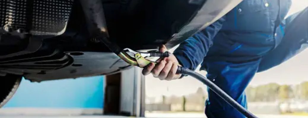 A man doing Emission Tests