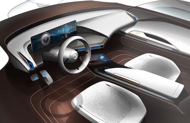 EQ Electric Concept interior