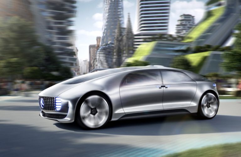 Mercedes-Benz F 015 exterior side view