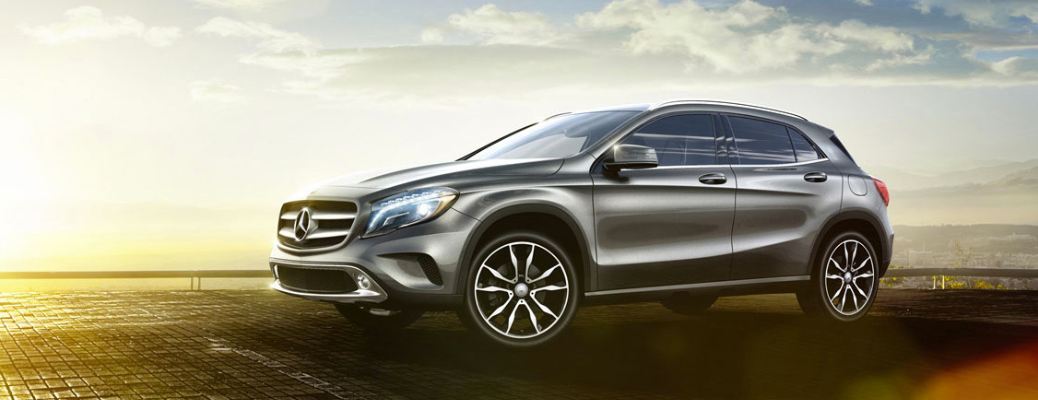 Side view of the 2017 Mercedes-Benz GLA