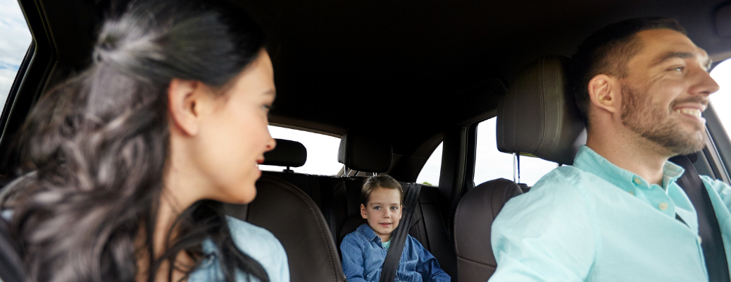 A family in the vehicle