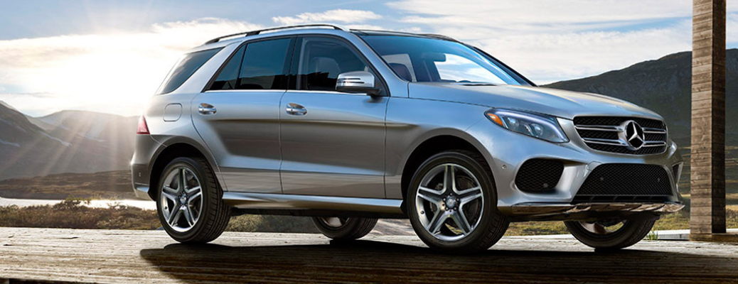 Side view of the 2017 Mercedes-Benz GLE