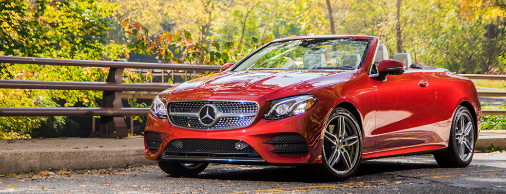 Side view of the Mercedes-Benz E-Class Cabriolet