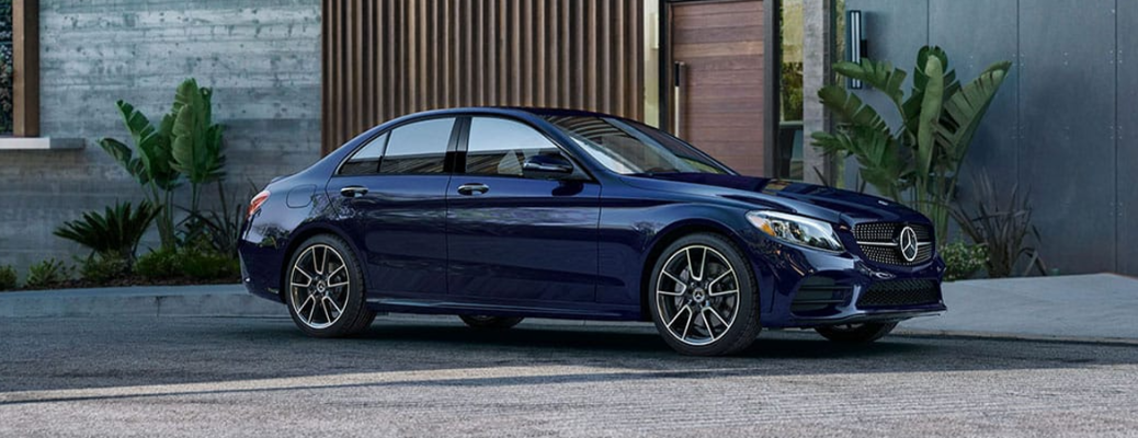 Side view of the 2021 Mercedes-Benz C-class