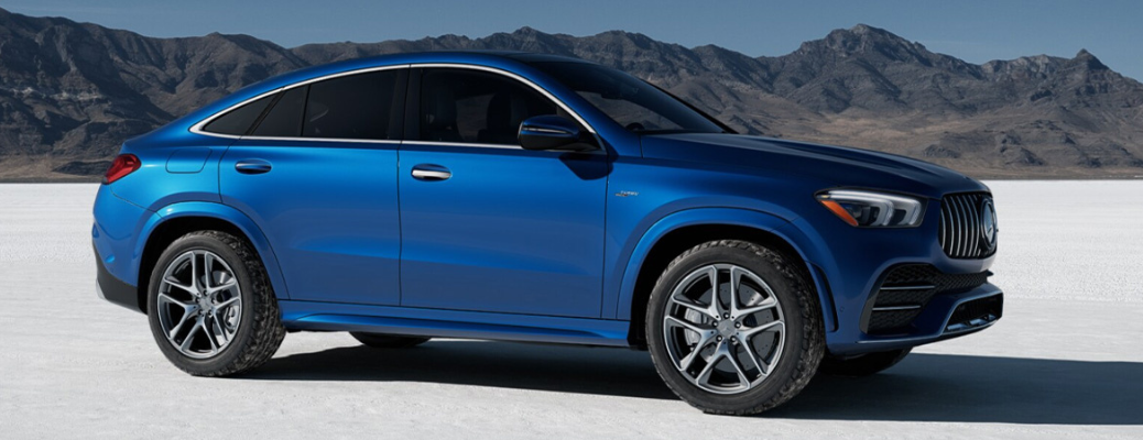 Side view of the 2021 Mercedes-Benz AMG GLE 53 Coupe