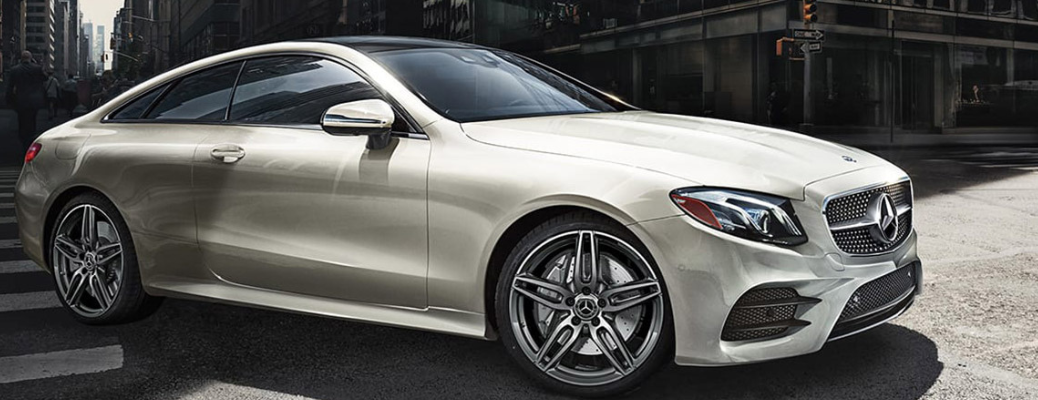 Side view of the 2020 Mercedes-Benz E-Class Coupe