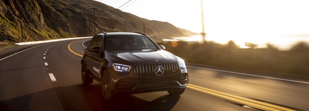 2020 Mercedes-Benz GLC on road
