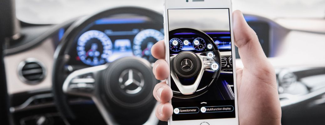 Mercedes-Benz interior front dash