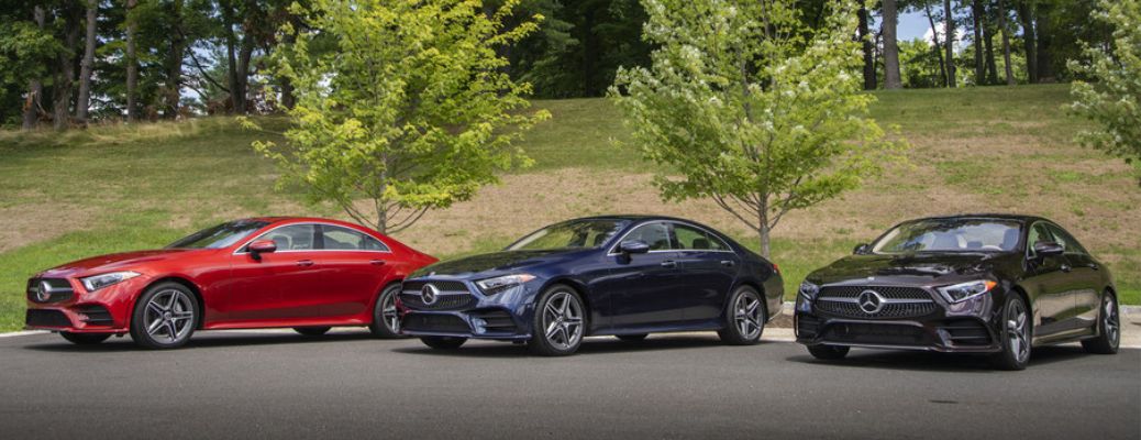 Three 2022 Mercedes-Bens CLS Coupe