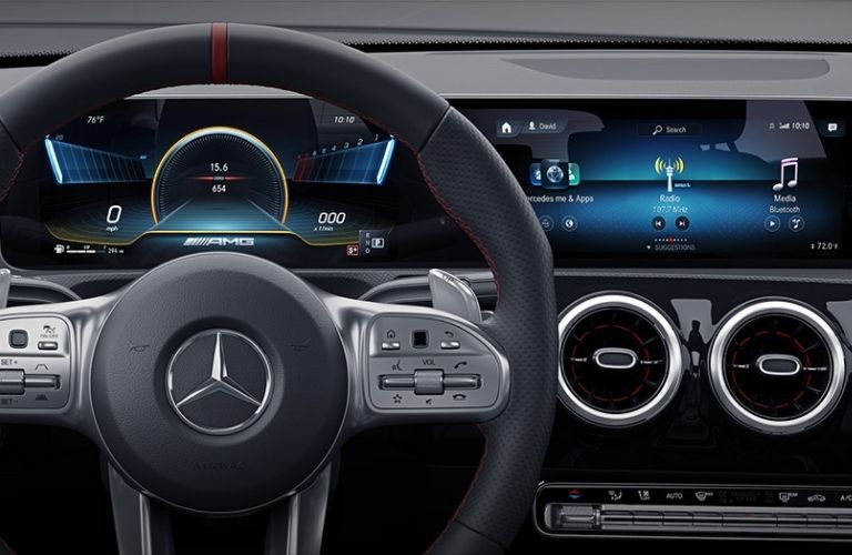 2022 Mercedes-AMG CLA 35 Coupe interior front dash