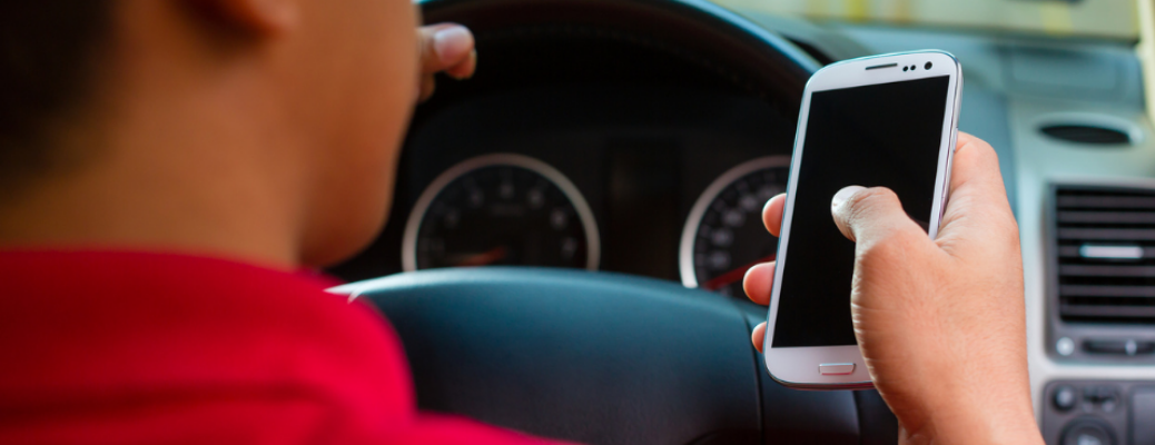 Man checking a phone