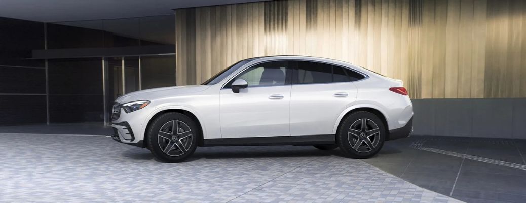 side view image of the 2023 Mercedes-Benz AMG GLC Coupe