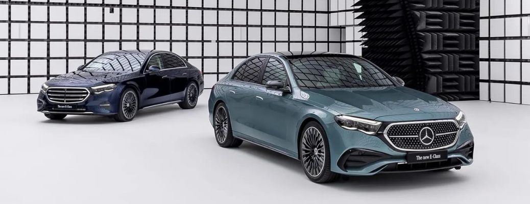 2024 Mercedes Benz E Class Sedan parked together