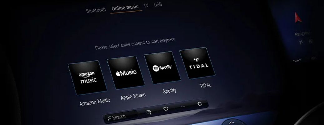 Mercedes-Benz app paired with your phone