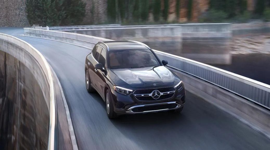 2024 Mercedes-Benz GLC on a road